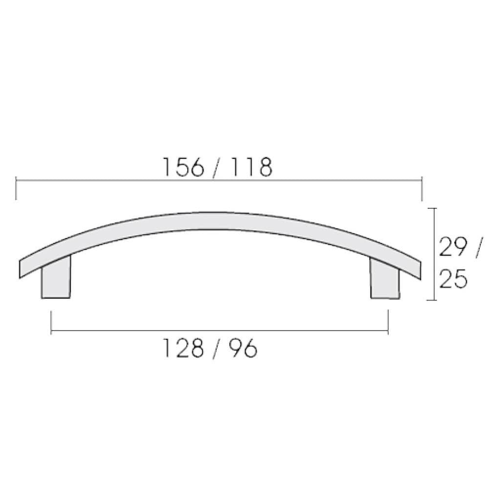 Λαβή Επίπλων Conset C545 Ματ Μαύρο - 3