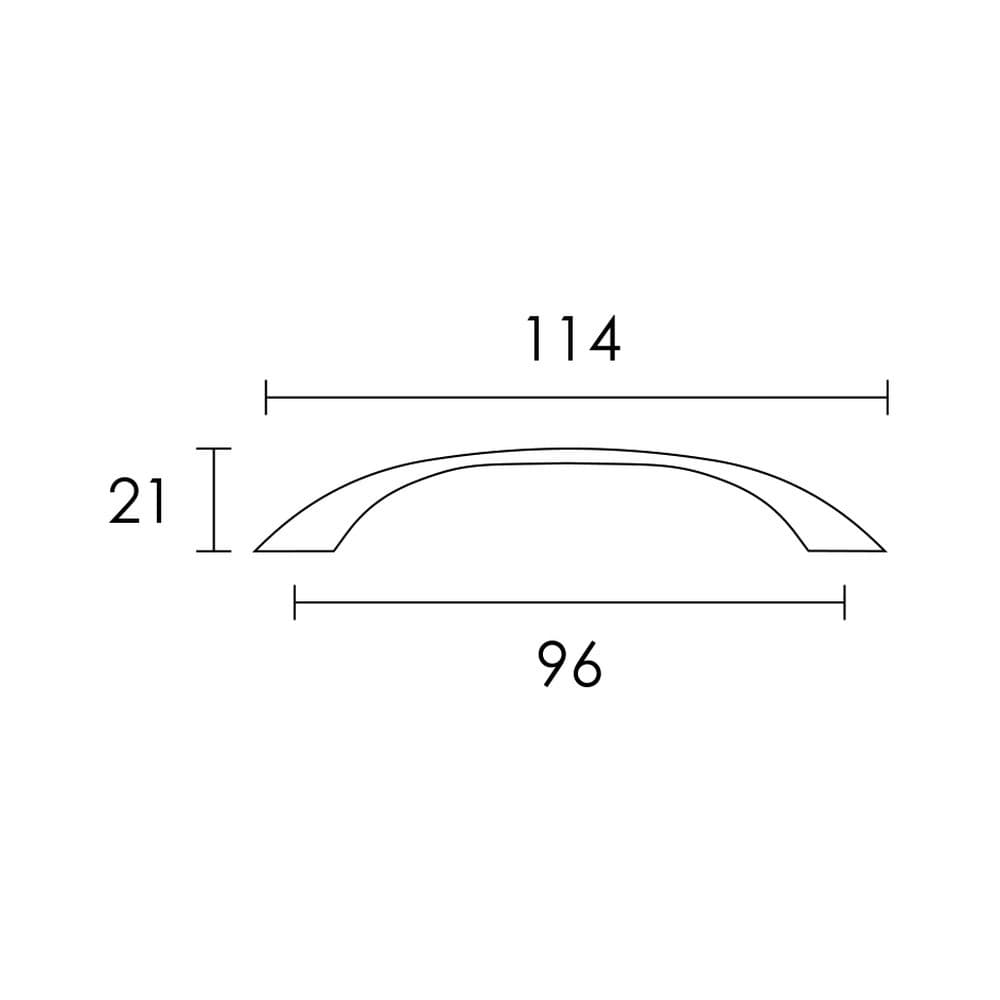 Λαβή Επίπλων Conset C562 Σατινέ Νίκελ 96mm - 2