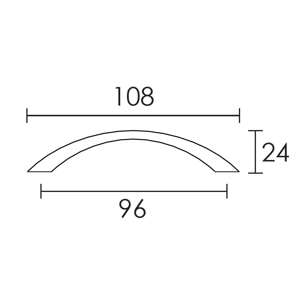 Λαβή Επίπλων Conset C719 Ματ Νίκελ 96mm - 2