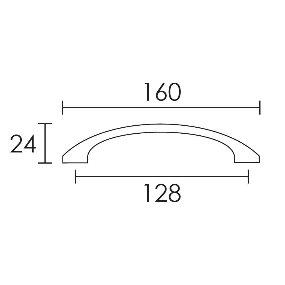 Λαβή Επίπλων Conset C723 Ματ Νίκελ 128mm - 2