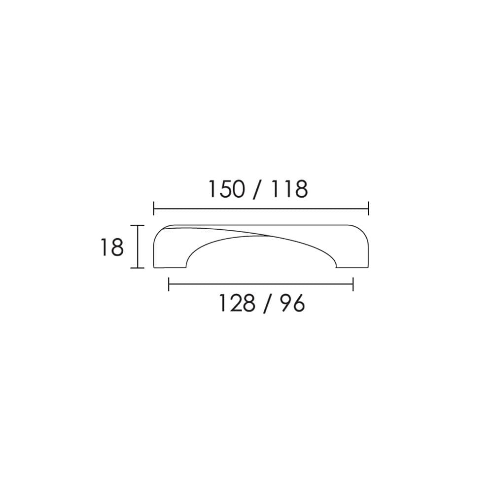 Λαβή Επίπλων Conset C739 Ματ Νίκελ / Χρώμιο 128mm - 2