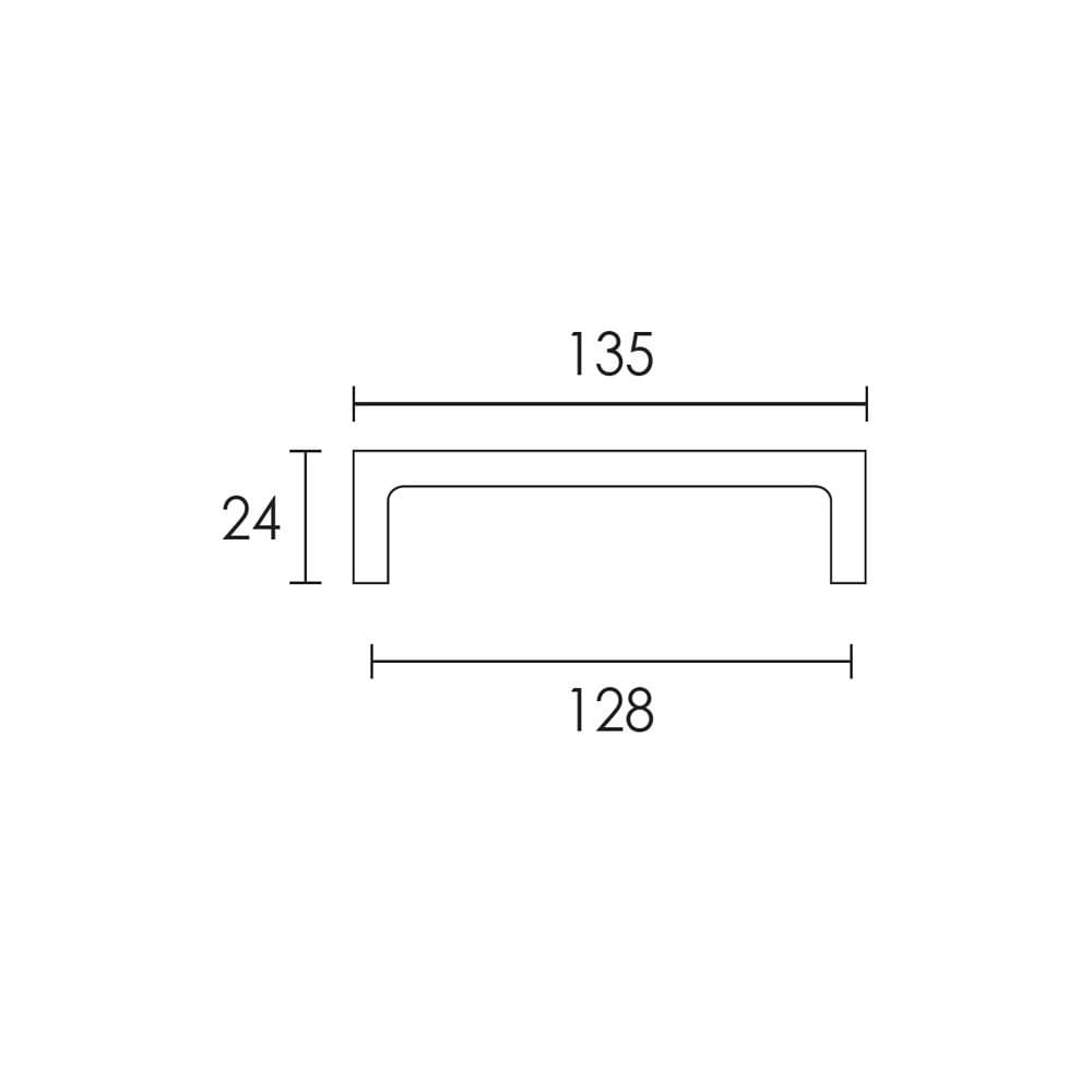 Λαβή Επίπλων Conset C877 Ματ Νίκελ 128mm - 2