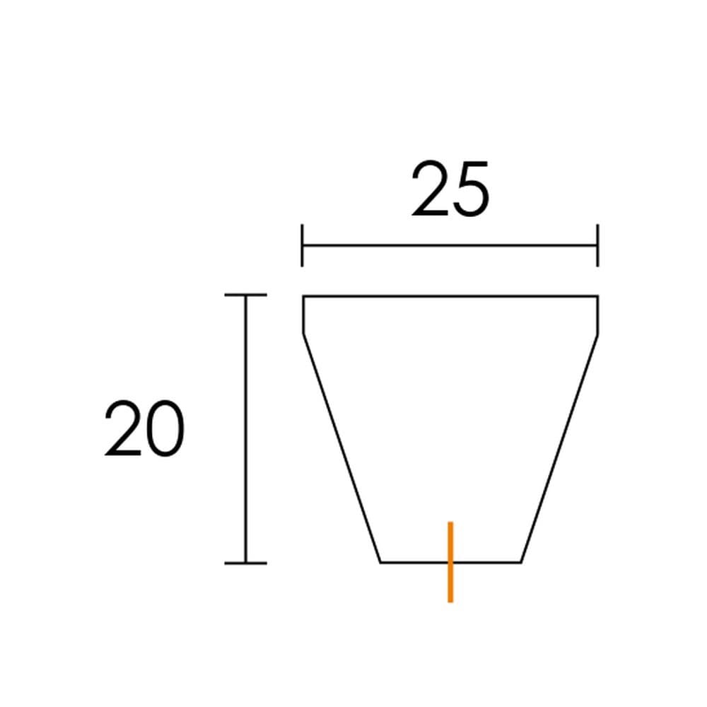 Πόμολο Επίπλων Conset C999 Επίχρυσο 25x25mm - 2