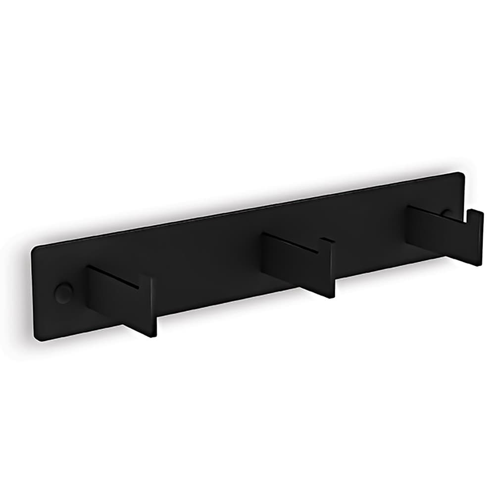 Κρεμάστρα Conset C1171-3S19S19 Ματ Μαύρο 21x5x4cm