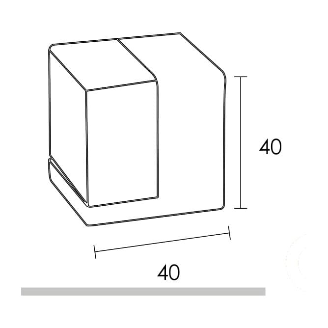 Στοπ Πόρτας Conset C1483 Ματ Μαύρο 4x4cm - 2