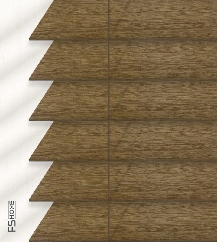 Ξύλινο Στόρι FS Home AN-73 50mm Καφέ