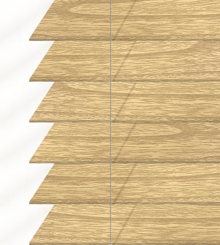 Ξύλινο Στόρι FS Home DM-70 50mm Οξεία με Νερά