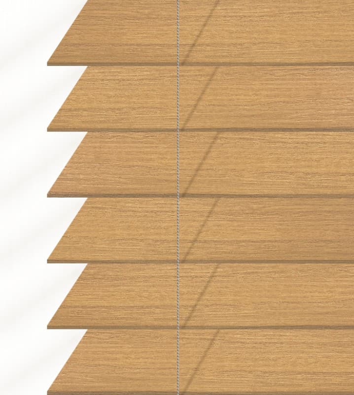 Ξύλινο Στόρι FS Home DM-71 50mm Καφέ Οξιά