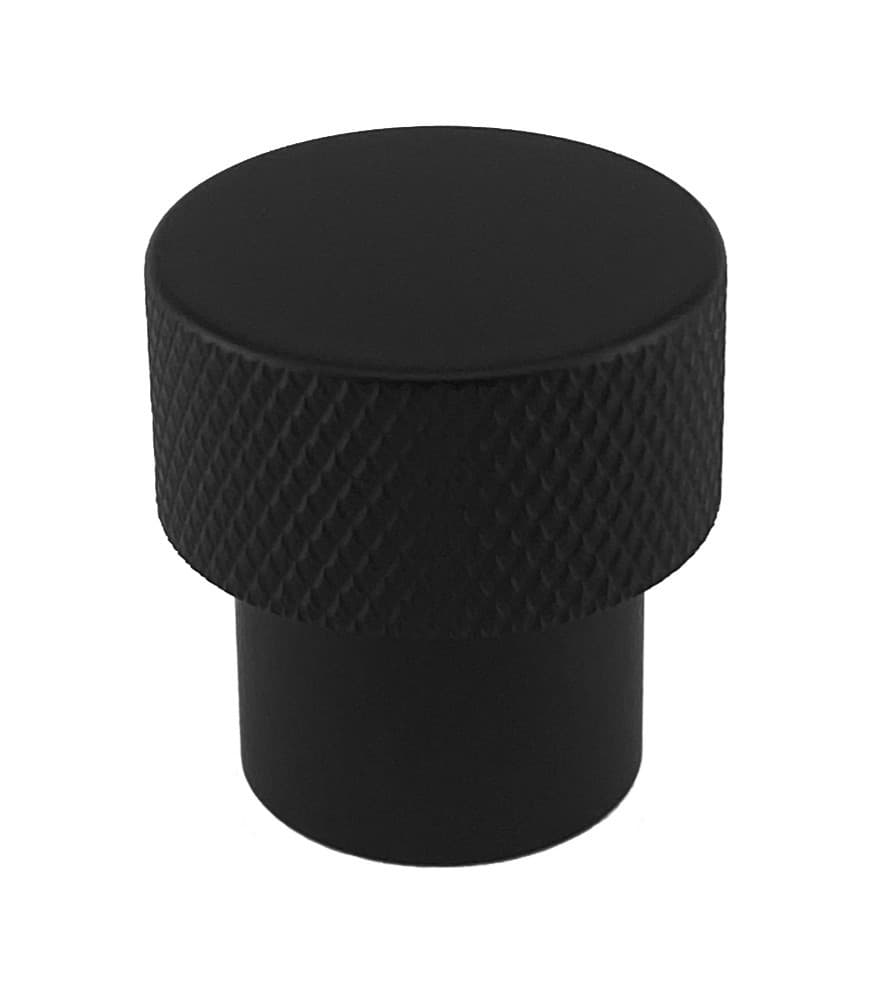 Πόμολο Επίπλων GTV STRUCTURE Ματ Μαύρο Φ20mm