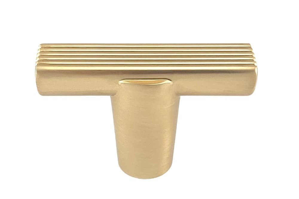 Πόμολο Επίπλων GTV RAY Brushed Gold 4x1,4cm - 3