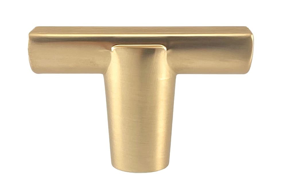 Πόμολο Επίπλων GTV RAY Brushed Gold 4x1,4cm
