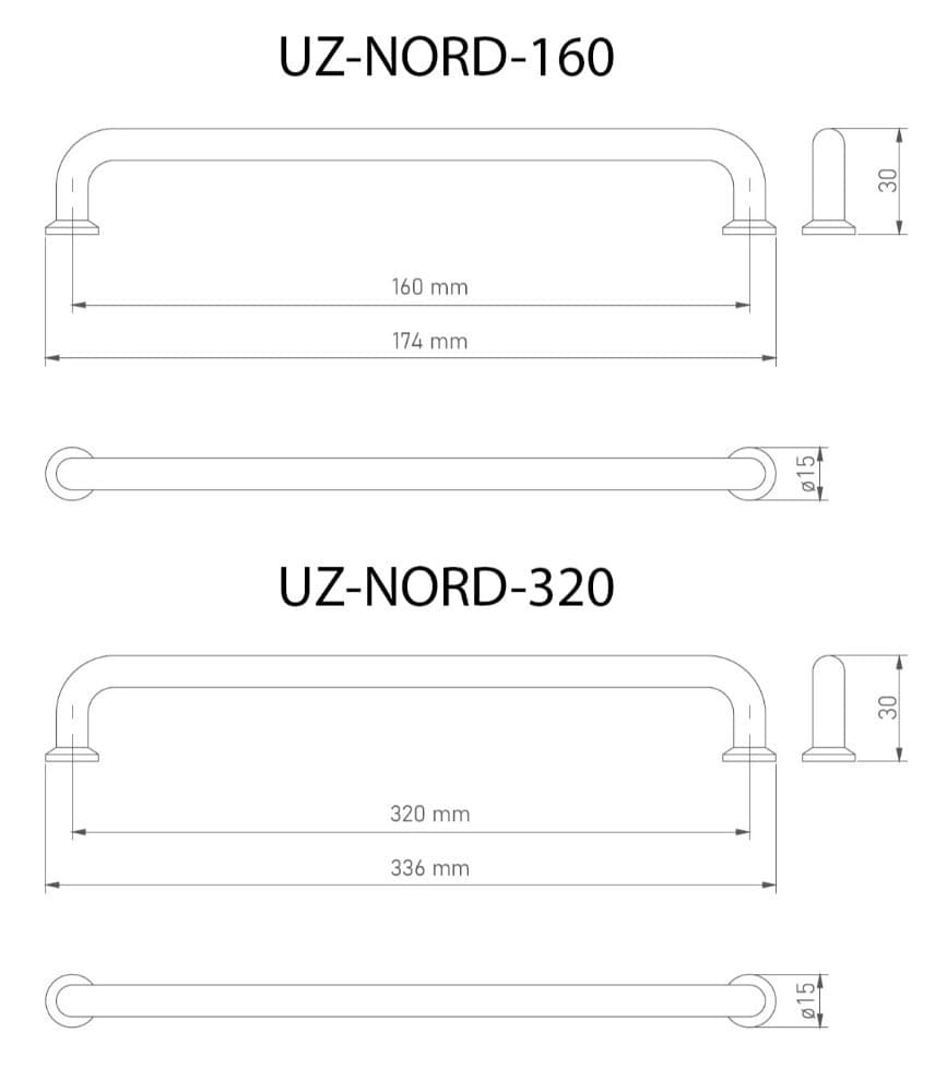 Λαβή Επίπλων GTV NORD Brass Polished - 6