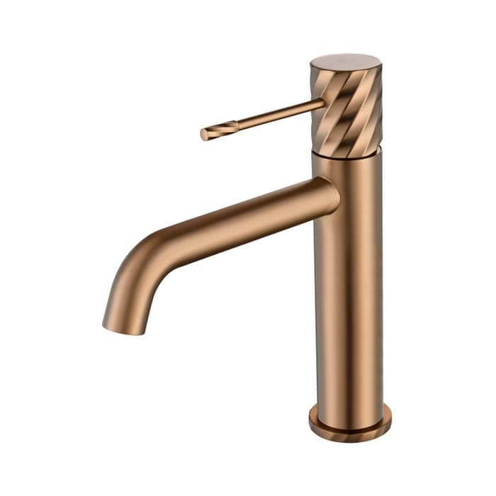 Μπαταρία Νιπτήρος Imex Bless BDB063-1/ORC Ματ Rose Gold / Χαλκός PVD