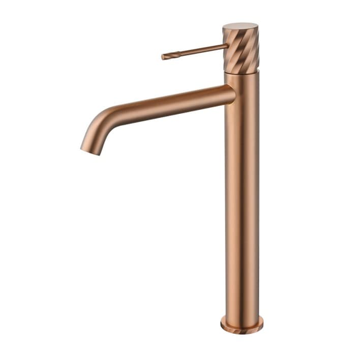 Μπαταρία Νιπτήρος Imex Bless BDB063-3/ORC Ματ Rose Gold / Χαλκός PVD