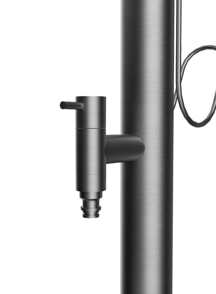 Βρύση Κήπου Σε Στύλο Imex Denali PJD001/AC Inox Σατινέ