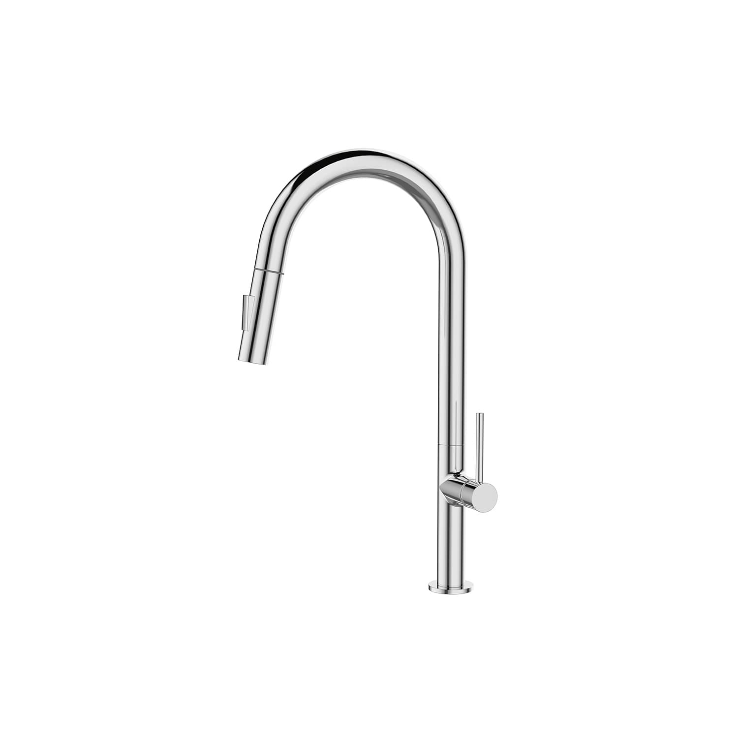 Μπαταρία κουζίνας με συρόμενο ντους Karag Nola 10887-652A Χρώμιο Υ44,9cm