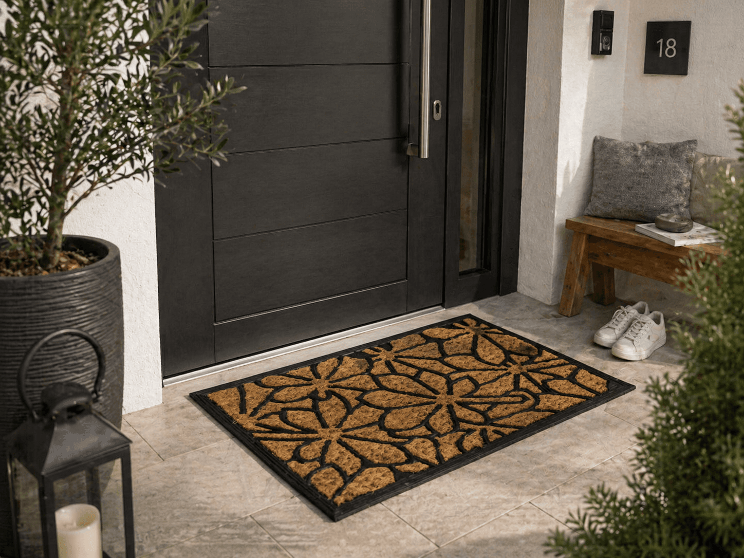 Πατάκι Εισόδου MRShome DF-0003002 Καουτσούκ & Κοκοφοίνικας 40x60cm - 2