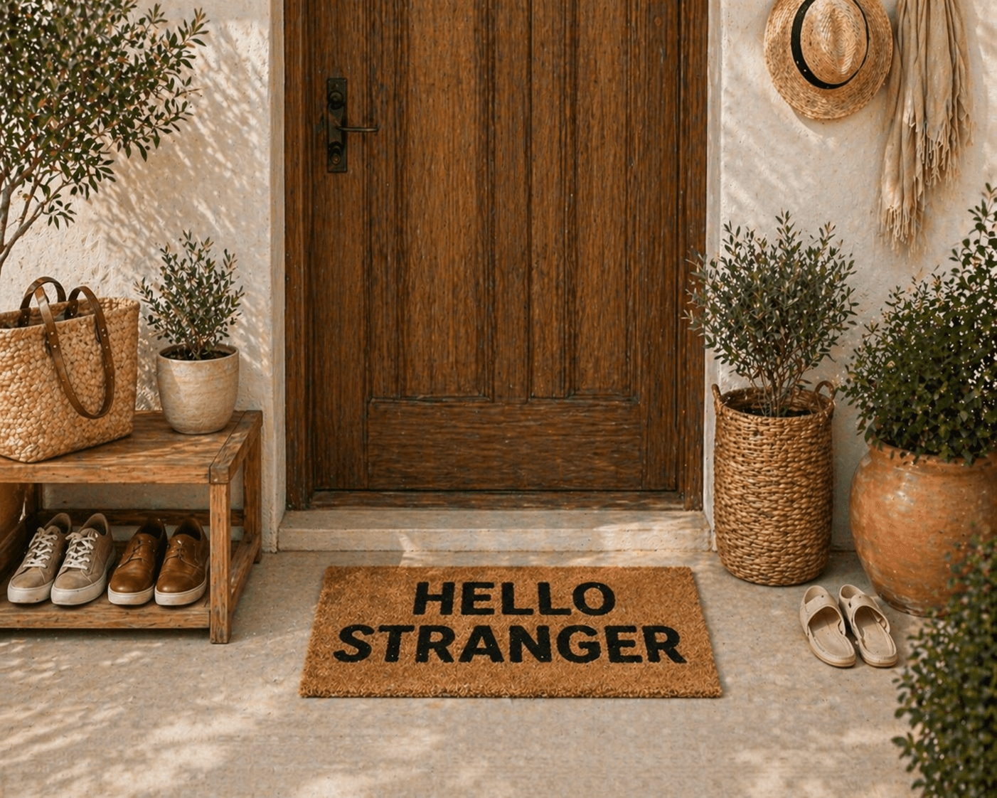 Πατάκι Εισόδου MRShome DF-0006001 «HELLO STRANGER» 40x60cm - 3