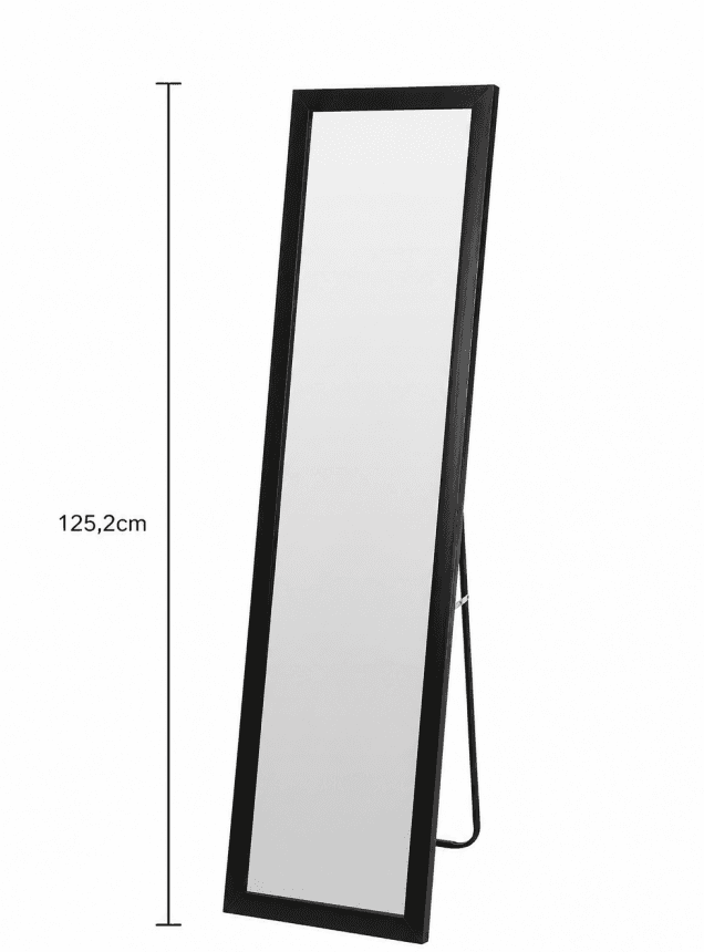Καθρέπτης Επιδαπέδιος MRShome DF-0037000 Μαύρο 36x125cm - 4