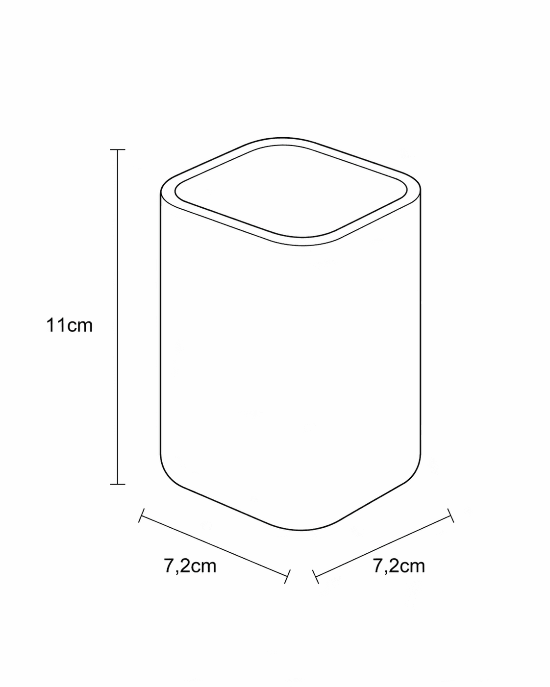 Σετ Μπάνιου MRShome DF-0068000 από PP 3 Τεμαχίων Μαύρο/Natural 16x9x17,5cm - 4