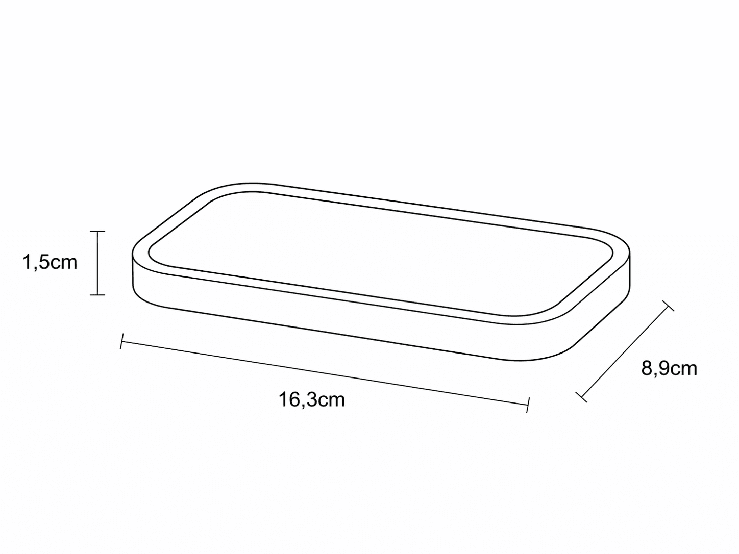 Σετ Μπάνιου MRShome DF-0068000 από PP 3 Τεμαχίων Μαύρο/Natural 16x9x17,5cm - 5