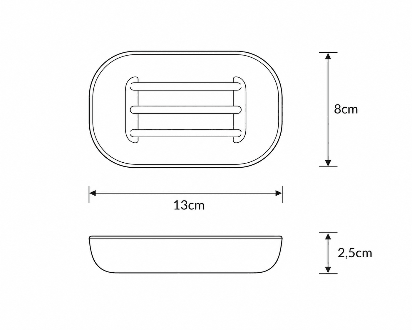 Σετ Μπάνιου MRShome DF-0069001 4 Τεμαχίων από PP Λευκό 17,8x10x37,3cm - 2