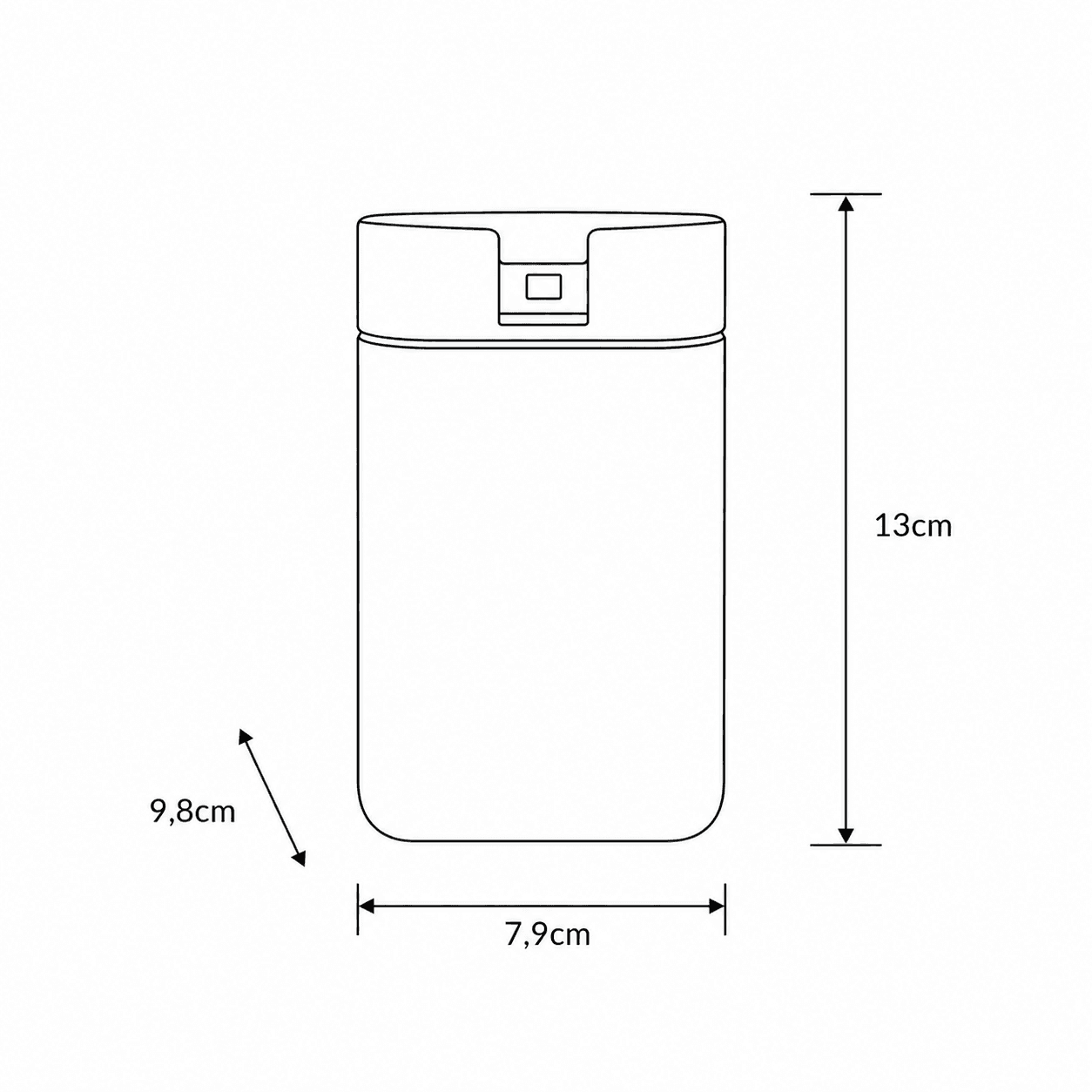 Σετ Μπάνιου MRShome DF-0069001 4 Τεμαχίων από PP Λευκό 17,8x10x37,3cm - 4