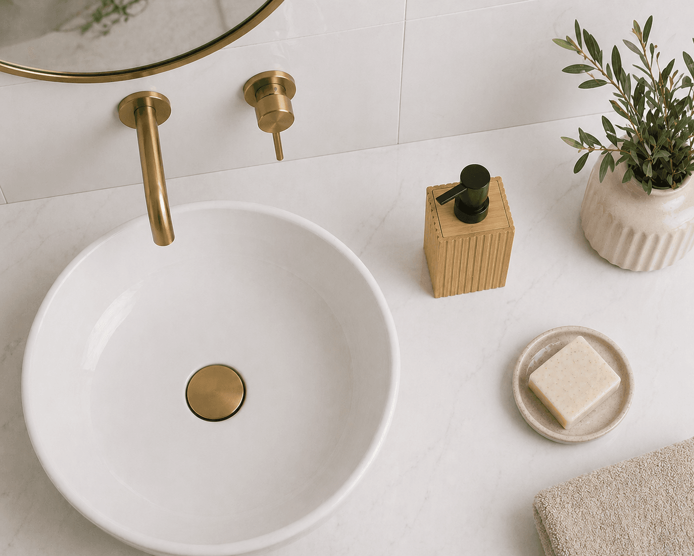 Ντισπένσερ Επικαθήμενο MRShome DF-0085000 από Bamboo με Αντλία από ABS 8,5x6,6x17,5cm - 3