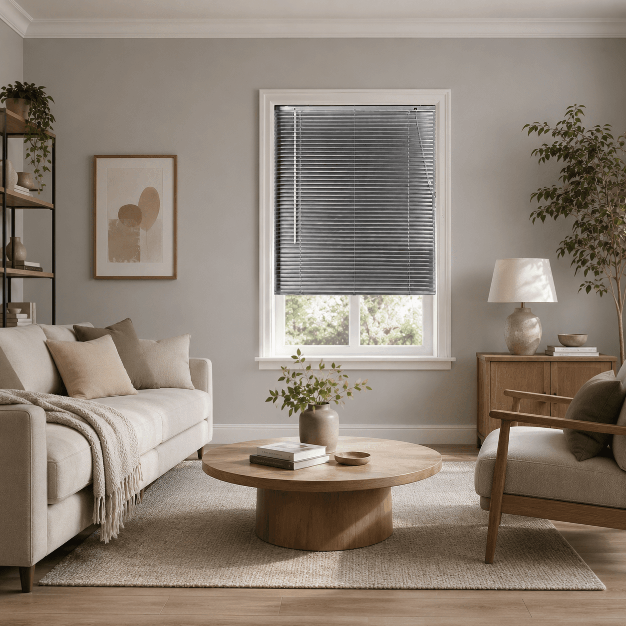 Μεταλλικό Στόρι 25mm MRShome DRV-GR140140 Γκρι 140x140cm - 2