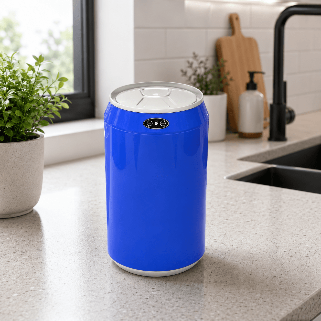 Αυτόματος Κάδος MRShome MRS4603007 με Φωτοκύτταρο 2.5lt Μπλε Φ12x23cm - 3