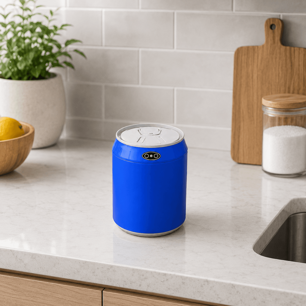 Αυτόματος Κάδος MRShome MRS4603010 με Φωτοκύτταρο 1.5lt Μπλε Φ12x15cm - 3