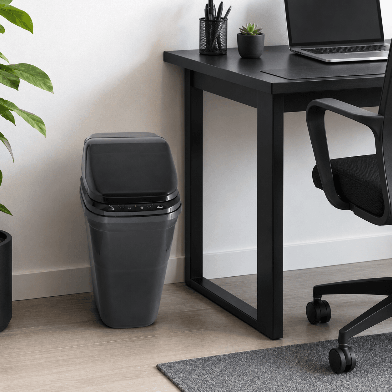 Αυτόματος Κάδος MRShome MRS4603024 με Φωτοκύτταρο 14lt Μαύρος 27x34x42cm - 3