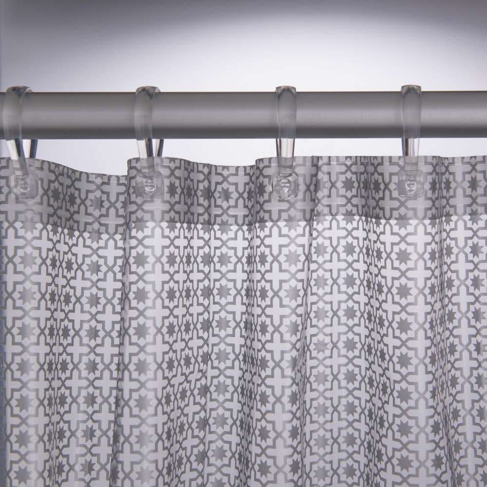 Κουρτίνα Μπάνιου Πλαστική Sealskin Hammam 210861318 Ασημί 180x200cm - 2
