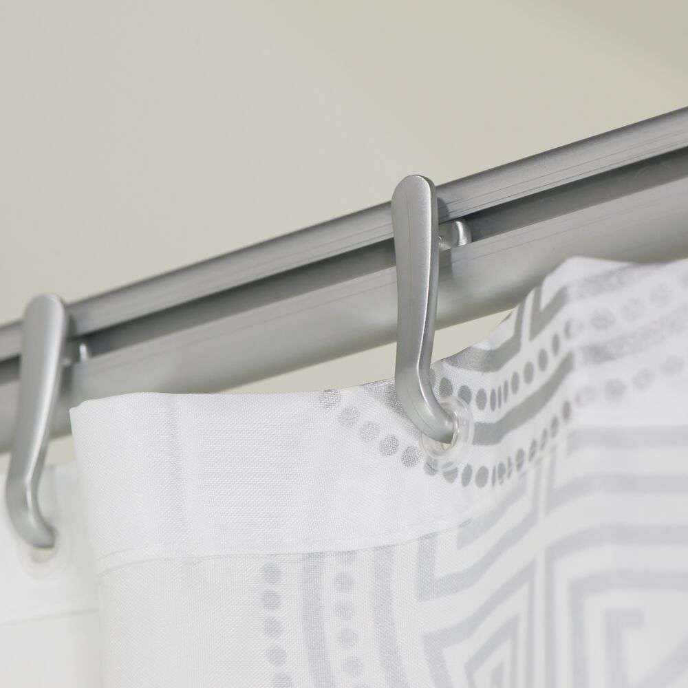 Κρίκοι Κουρτίνας Μπάνιου Sealskin Easy Roll Hooks 251160205 Γκρι 12τεμ - 4