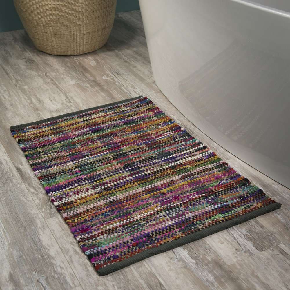 Πατάκι Μπάνιου Sealskin Madras 291913603 Πολύχρωμο 60x90cm - 4