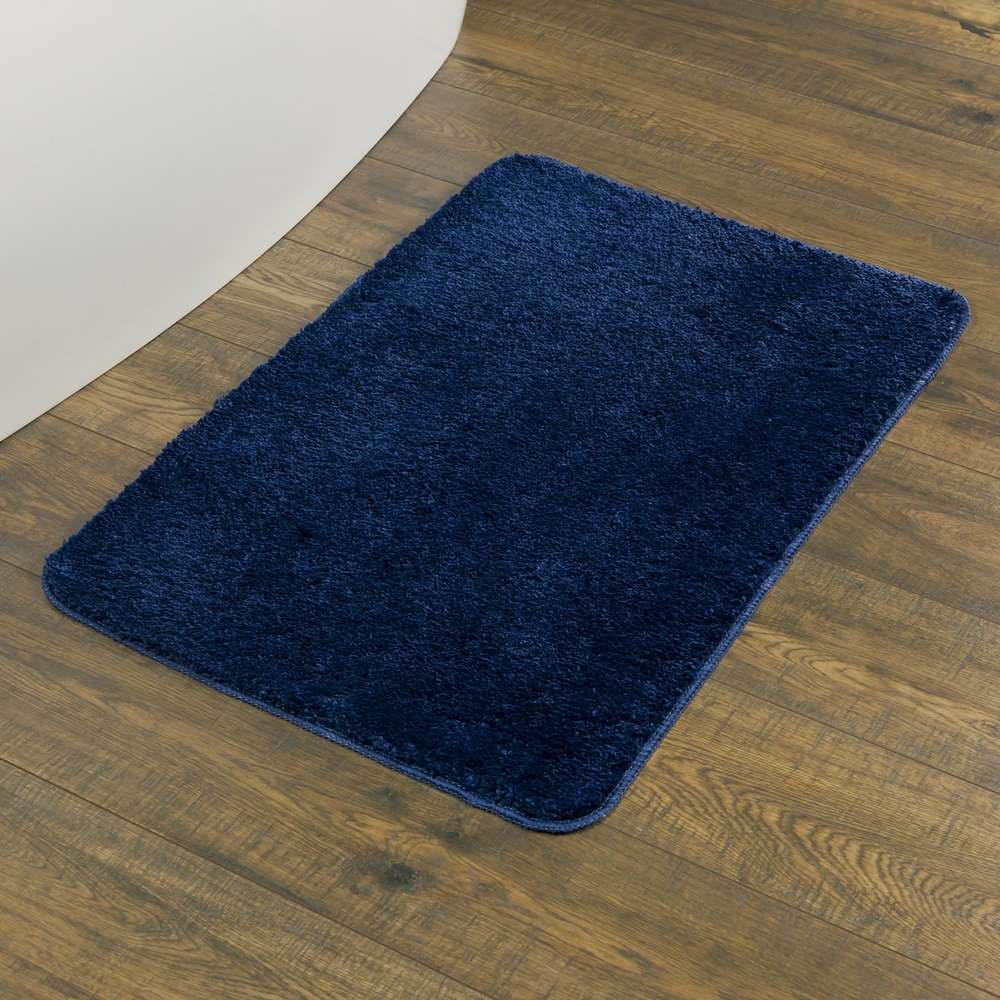 Πατάκι Μπάνιου Sealskin Angora 293993624 Μπλε 60x90cm - 4