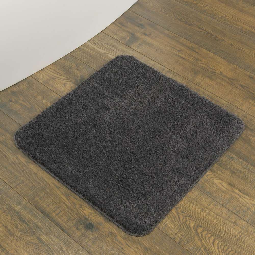 Πατάκι Μπάνιου Sealskin Angora 293996814 Γκρι 60x60cm - 4