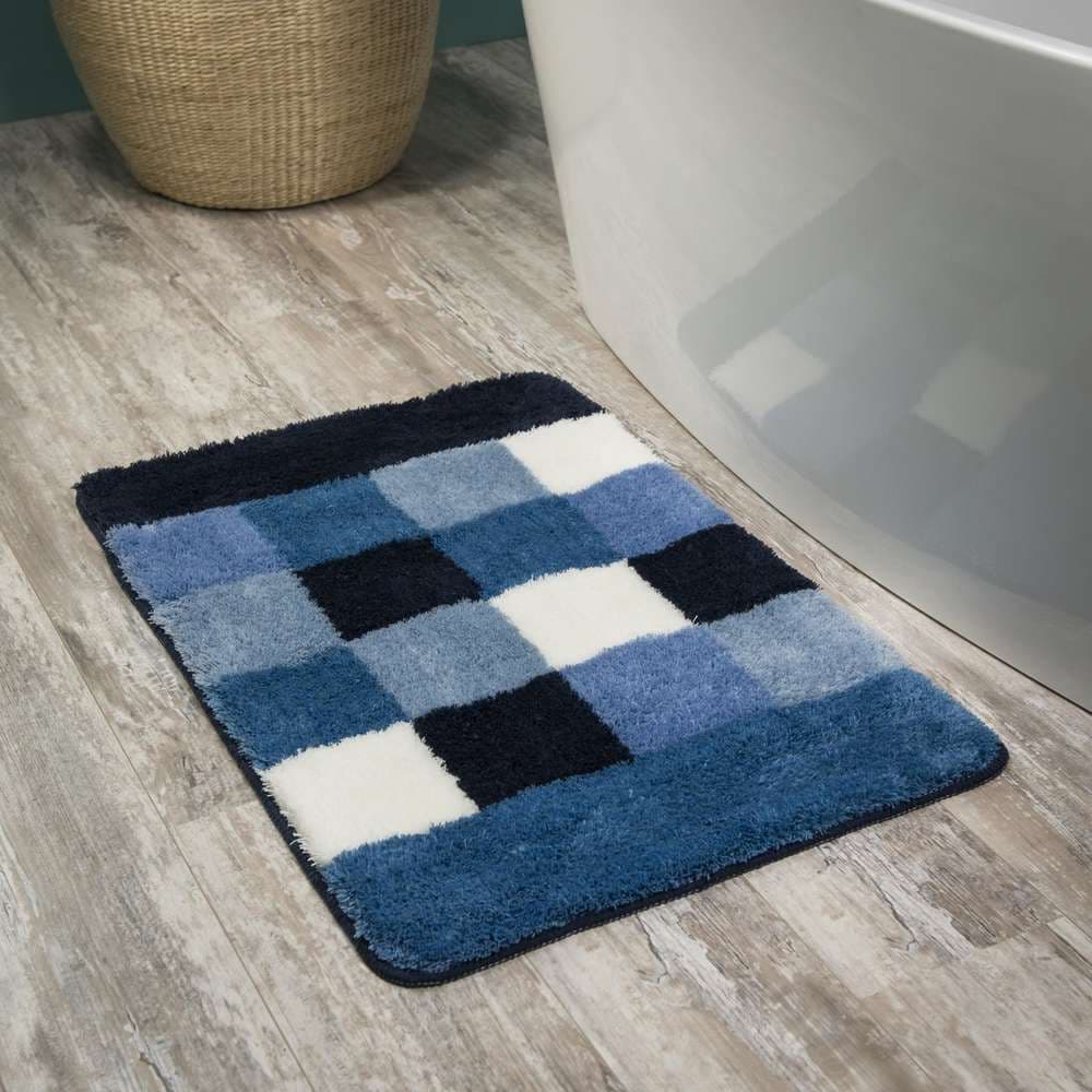 Πατάκι Μπάνιου Sealskin Rosalyn 294113624 Μπλε 60x90cm - 4