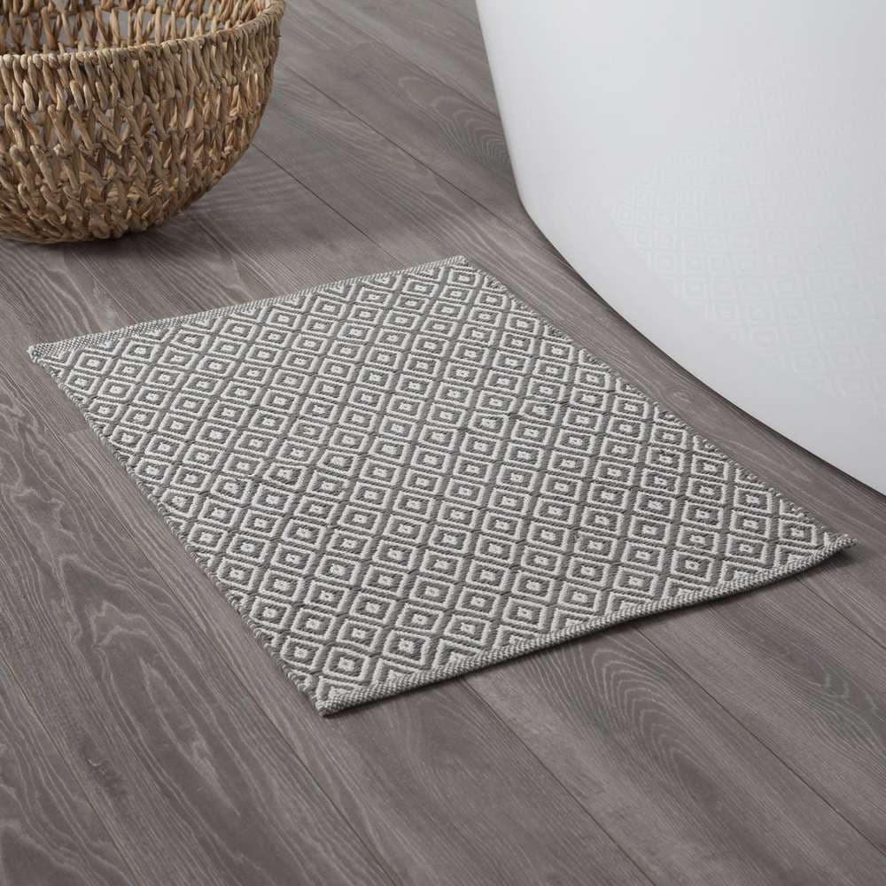 Πατάκι Μπάνιου Sealskin Trellis 294213614 Γκρι 60x90cm - 3