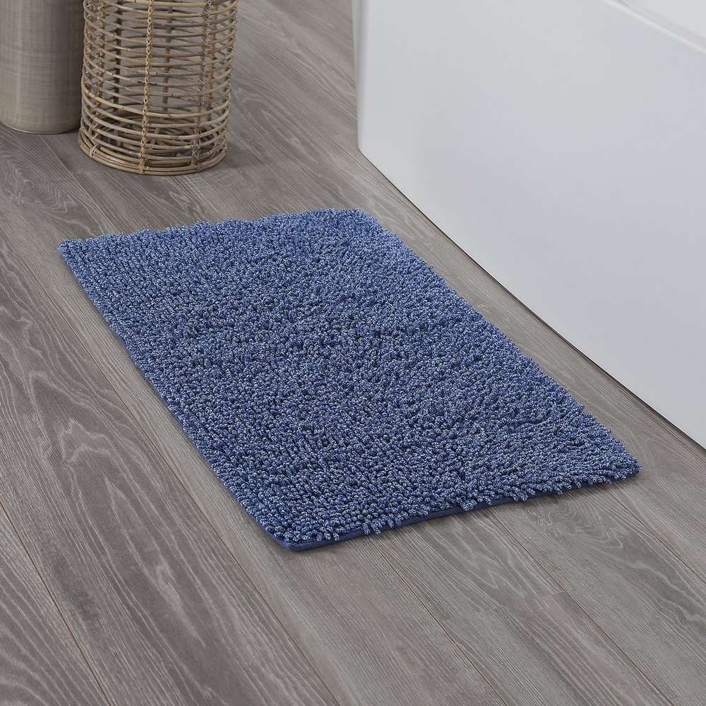 Πατάκι Μπάνιου Sealskin Misto 294613623 Ρουαγιάλ Μπλε 60x90cm - 4