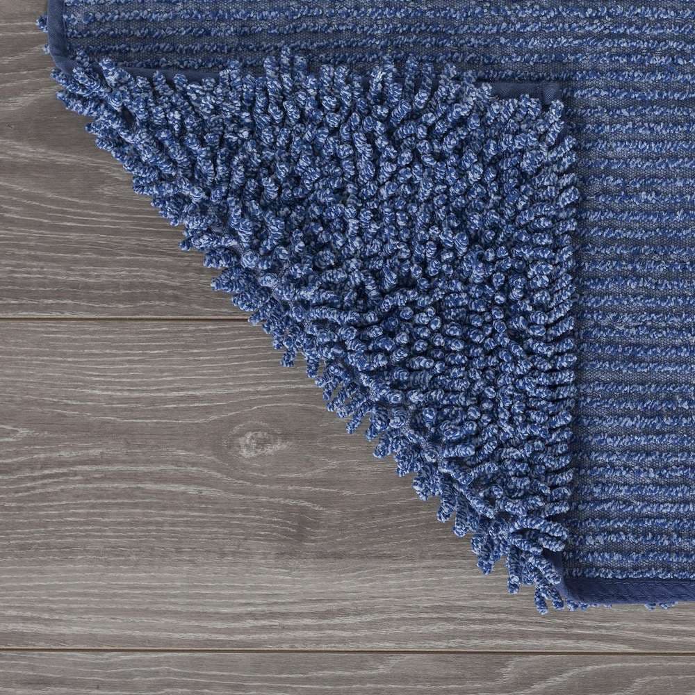 Πατάκι Μπάνιου Sealskin Misto 294613623 Ρουαγιάλ Μπλε 60x90cm - 5