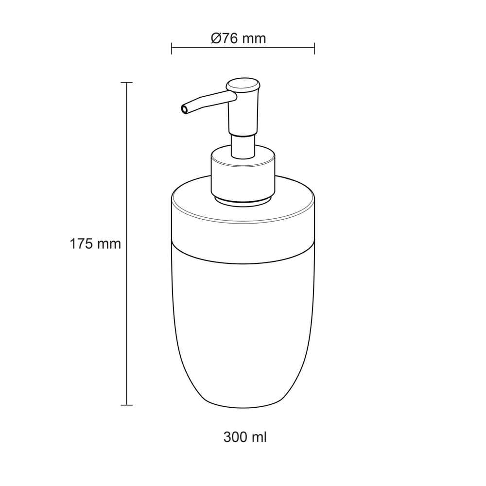 Ντισπένσερ Επικαθήμενο Sealskin Bloom 361770219 Μαύρο 375ml - 5