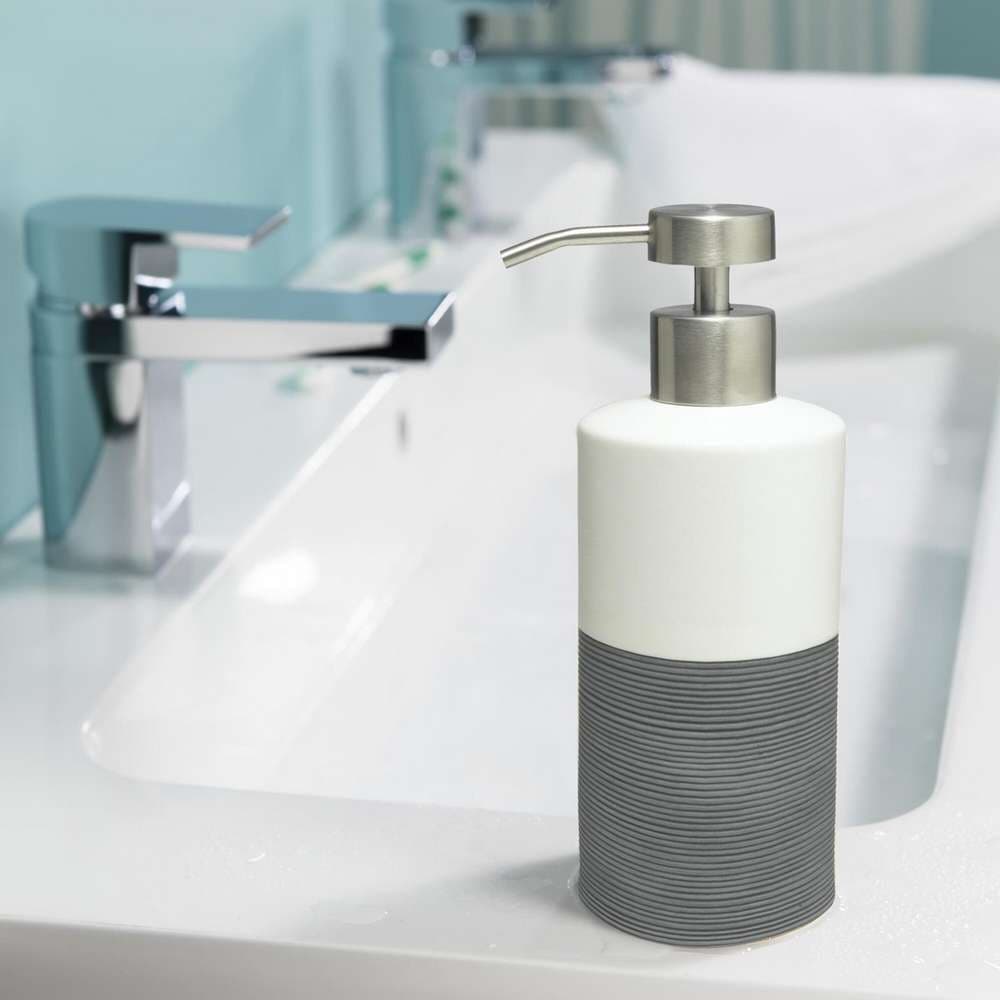 Ντισπένσερ Επικαθήμενο Sealskin Doppio 361840214 Γκρι 325ml - 4