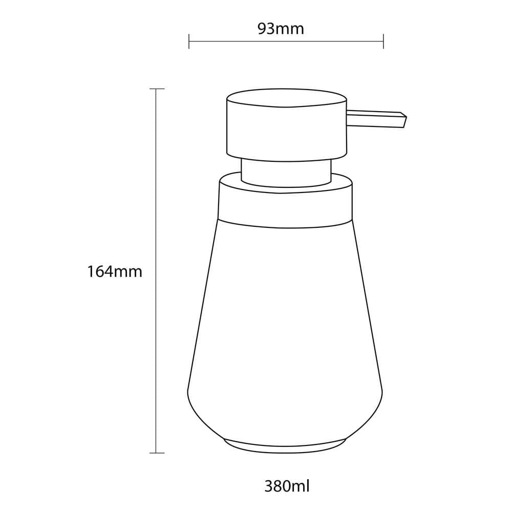 Ντισπένσερ Επικαθήμενο Sealskin Conical 362330219 Μαύρο 400ml - 8