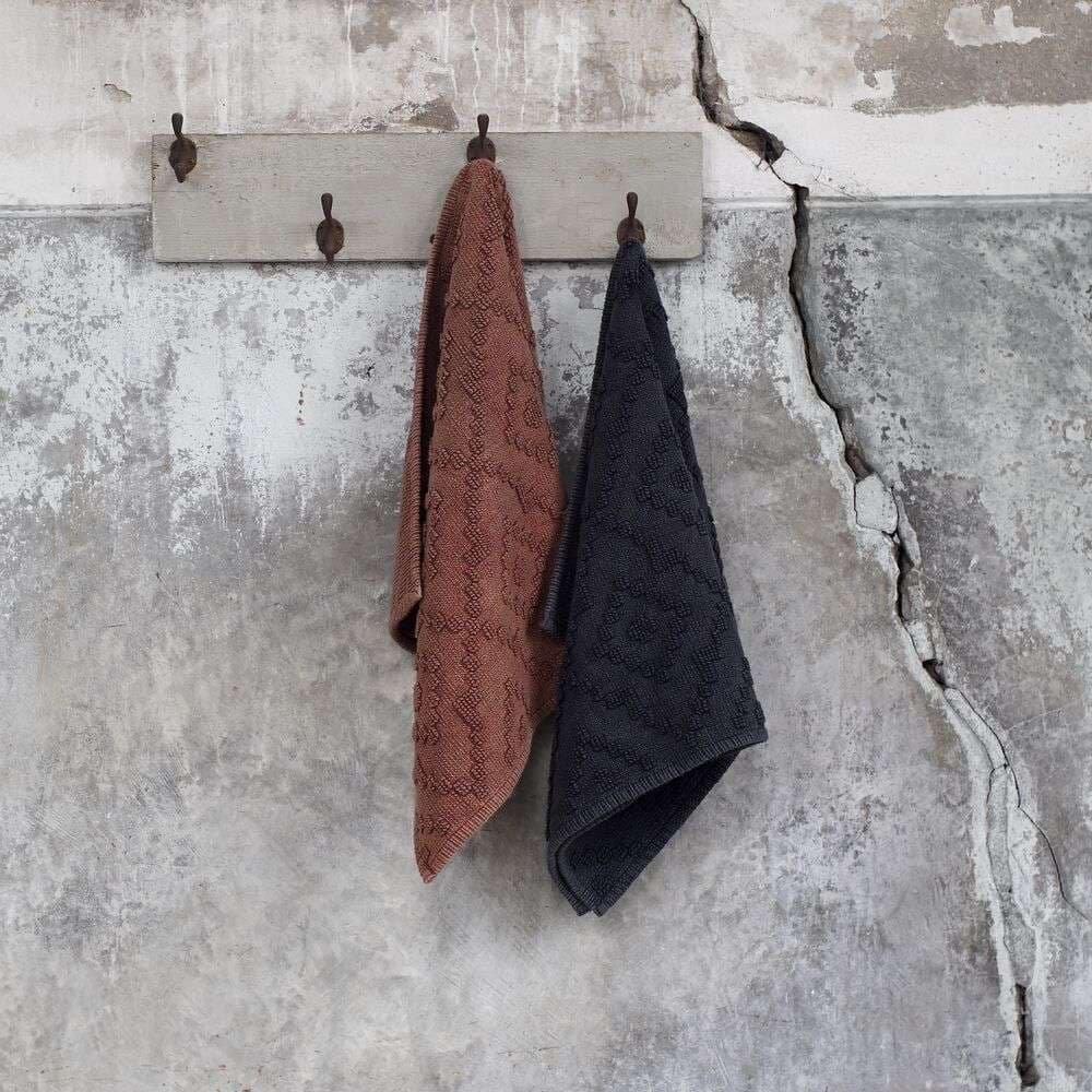 Πατάκι Μπάνιου Sealskin Aztec 800098 Σκούρο Γκρι 60x60cm - 4