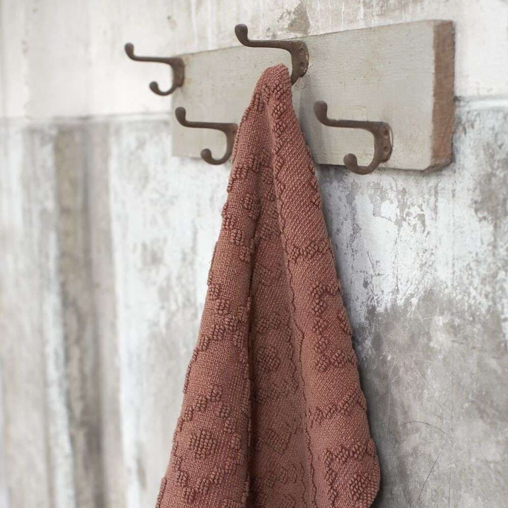Πατάκι Μπάνιου Sealskin Aztec 800100 Σκούρο Ροζ 60x60cm - 4