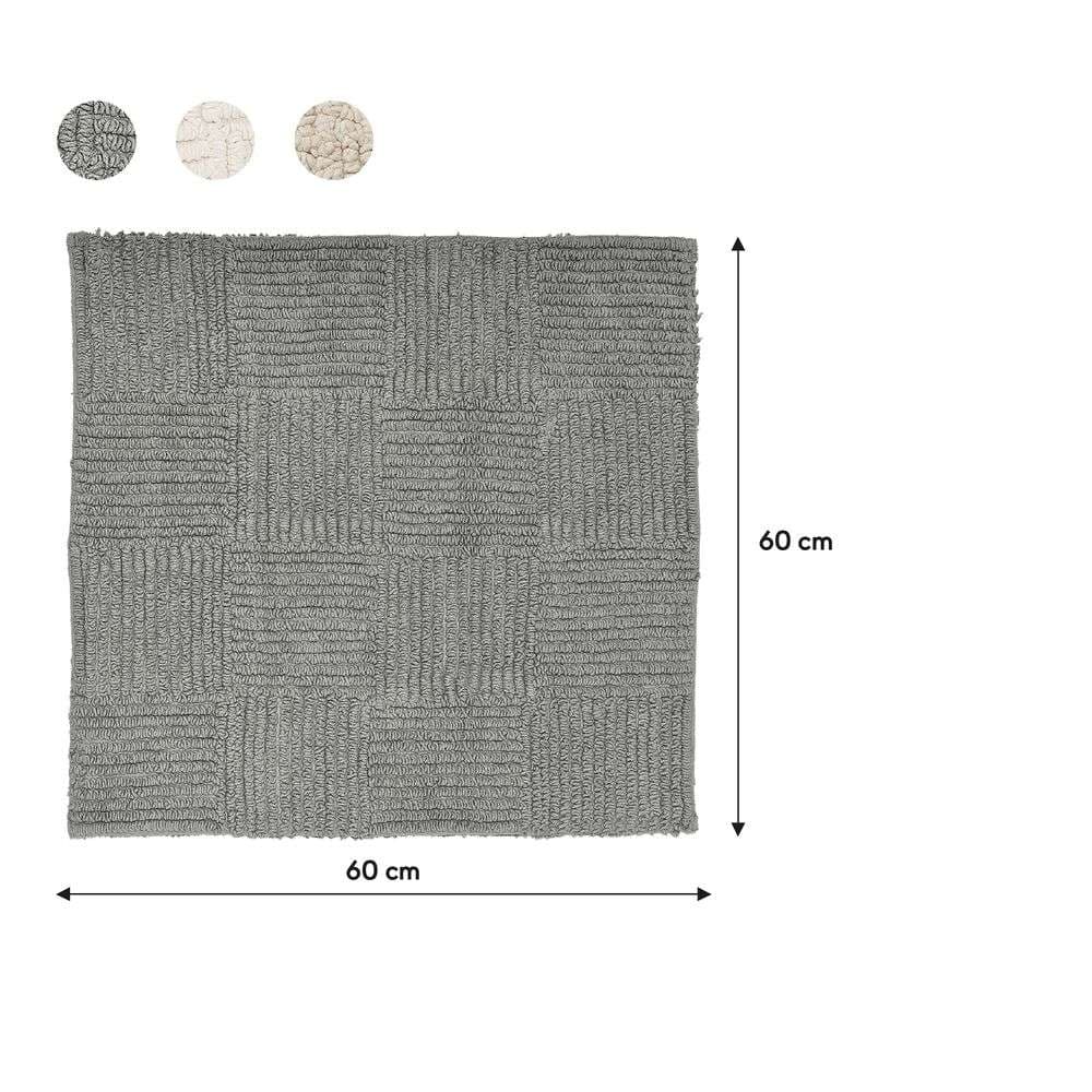 Πατάκι Μπάνιου Sealskin Reverse 800103 Γκρι 60x60cm - 5