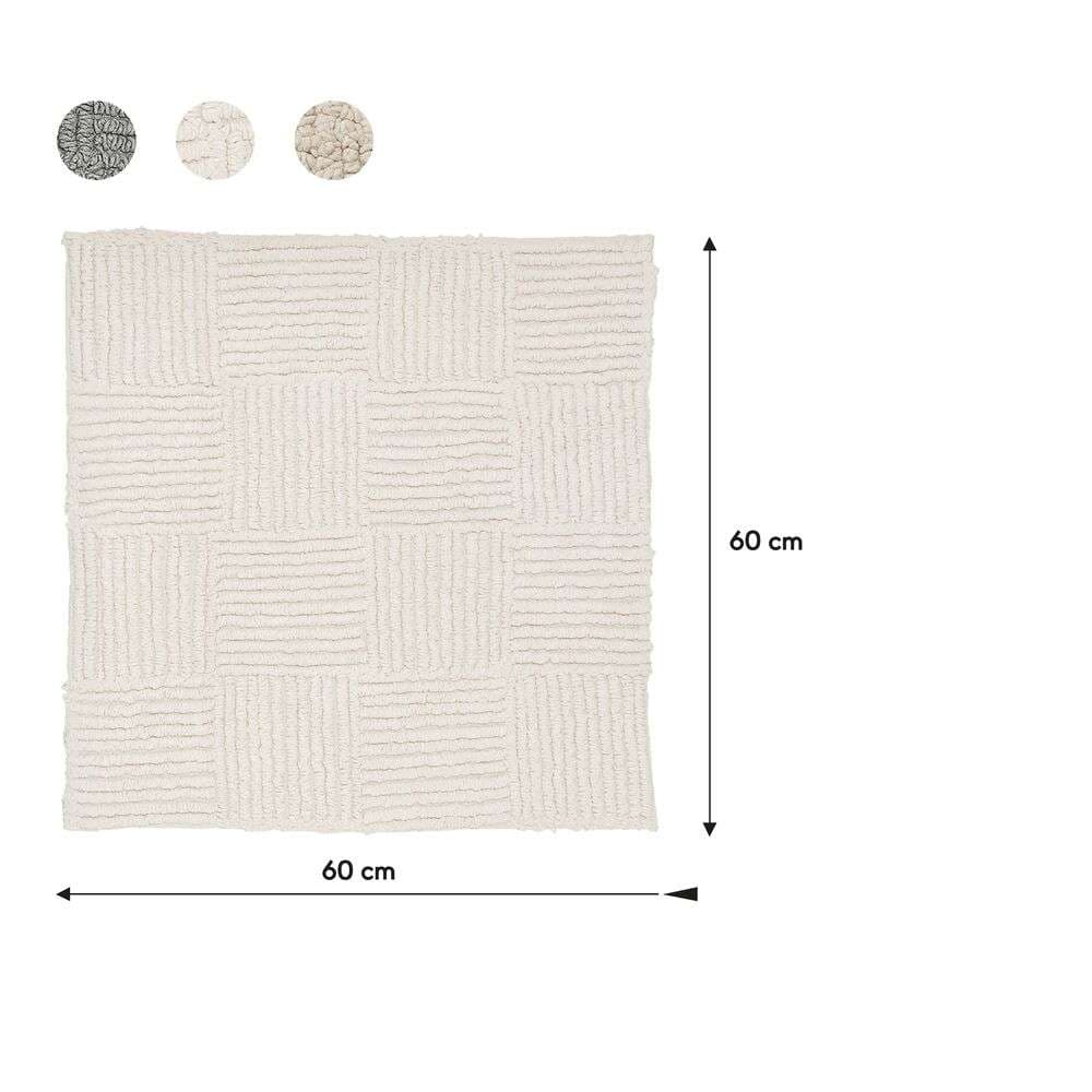 Πατάκι Μπάνιου Sealskin Reverse 800104 Ivory 60x60cm - 5