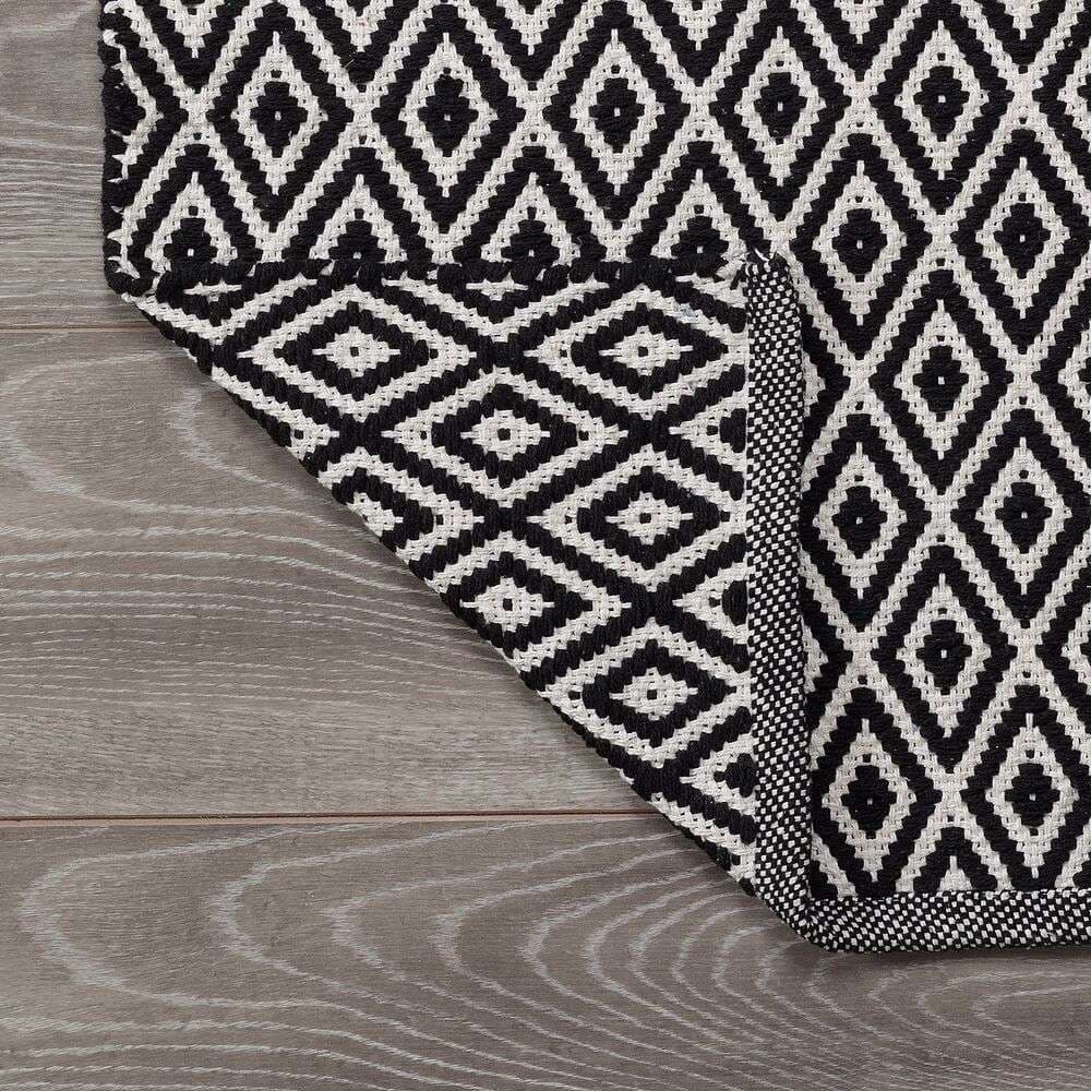 Πατάκι Μπάνιου Sealskin Trellis 800107 Μαύρο 60x60cm - 3