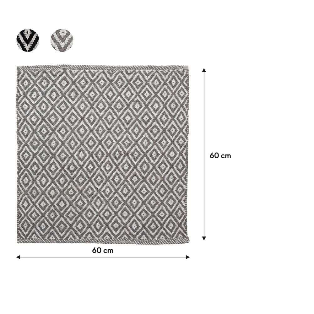 Πατάκι Μπάνιου Sealskin Trellis 800108 Γκρι 60x60cm - 4